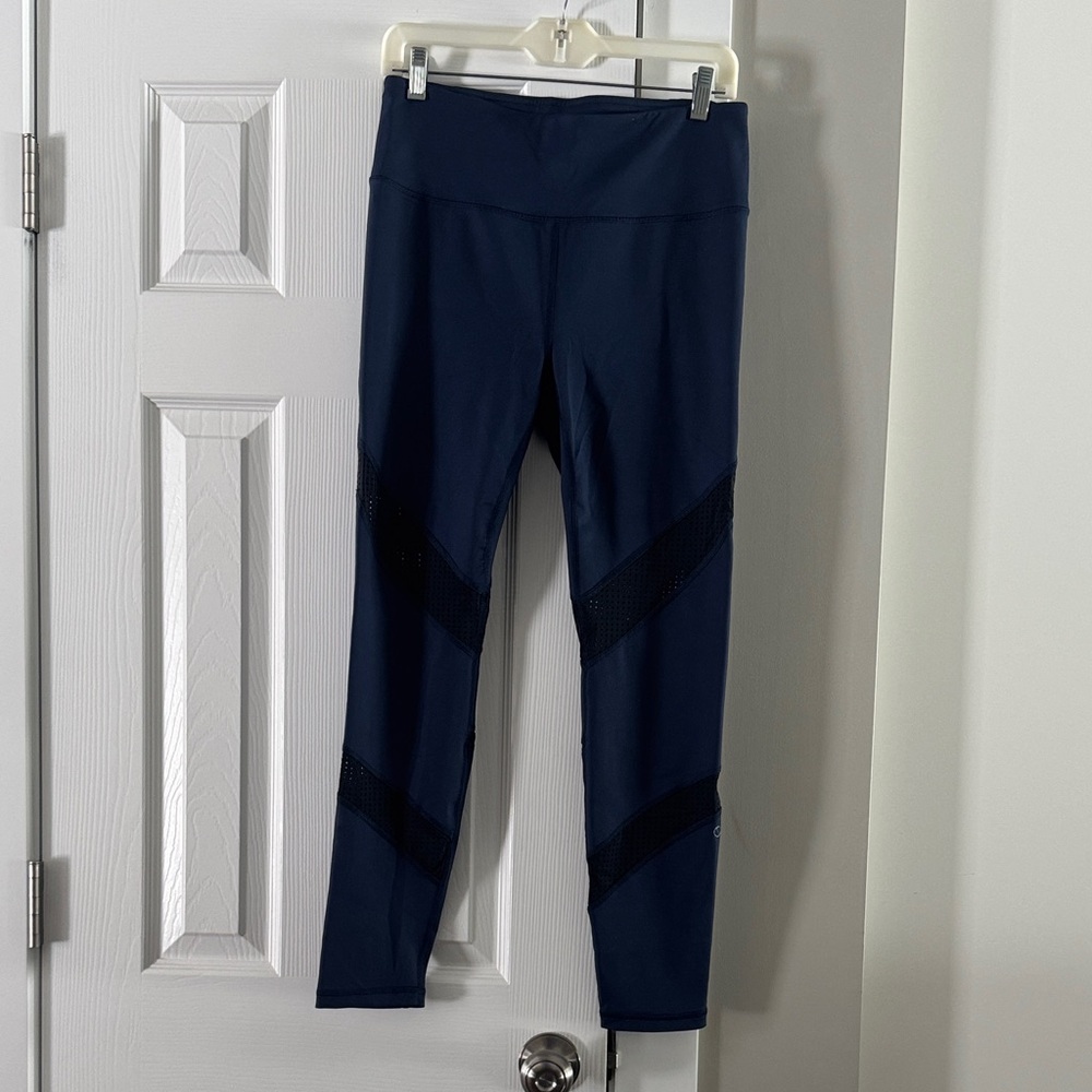 Navy Blue Leggings EUC , Size L